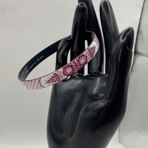 Vintage Arta Made In Austria Enamel Bangle Bracelet